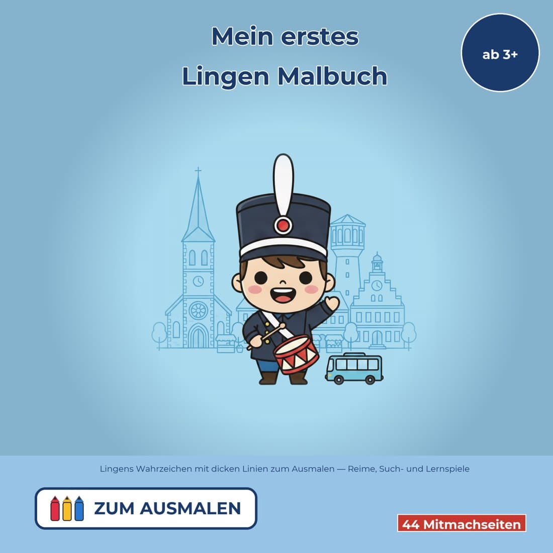 Cover: Wienen Regional-Malbücher